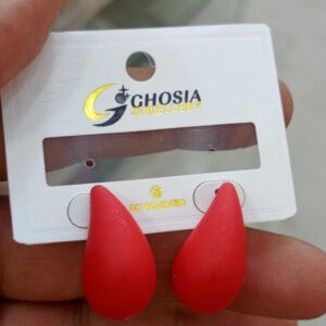 Red Ear Ring
